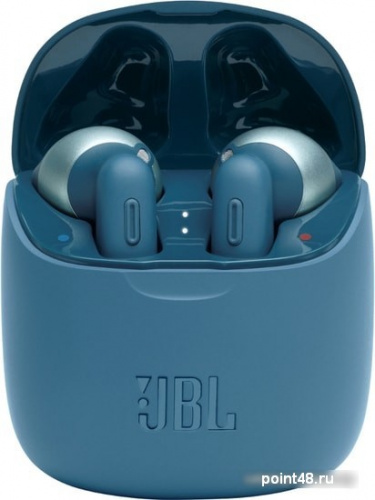 Купить Гарнитура вкладыши JBL T225 TWS синий беспроводные bluetooth в ушной раковине (JBLT225TWSBLU) в Липецке фото 2
