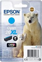 Купить Картридж струйный Epson T2632 C13T26324012 голубой (9.7мл) для Epson XP-600/700/800 в Липецке
