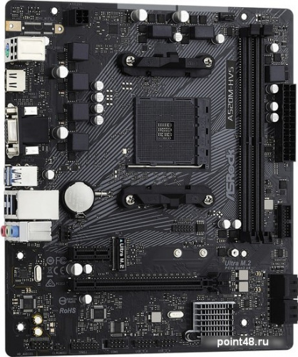 Материнская плата Asrock A520M-HVS Soc-AM4 AMD A520 2xDDR4 mATX AC`97 8ch(7.1) GbLAN RAID+VGA+HDMI фото 2
