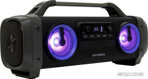 Купить Аудиомагнитола Hyundai H-PCD400 черный 28Вт/MP3/FM(dig)/USB/BT/microSD в Липецке фото 2
