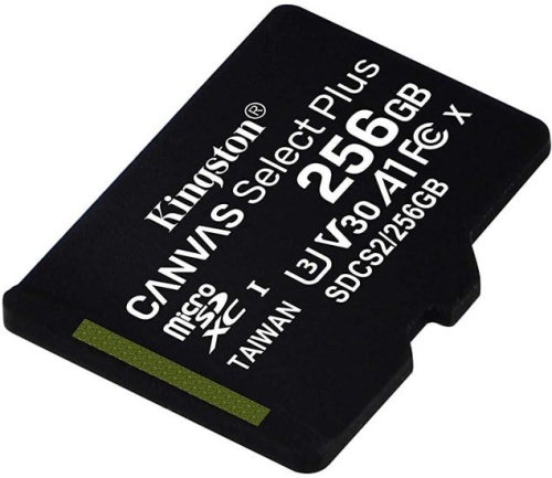 Купить Флеш карта microSDXC 256Gb Kingston SDCS2/256GB Canvas Select Plus + adapter в Липецке фото 2