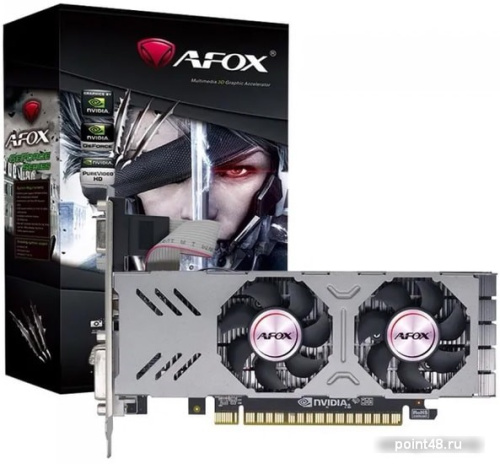 Видеокарта AFOX GTX750 LP 4GB GDDR5 128bit VGA DVI HDMI RTL (AF750-4096D5L4-V2) RTL {30} (783965)