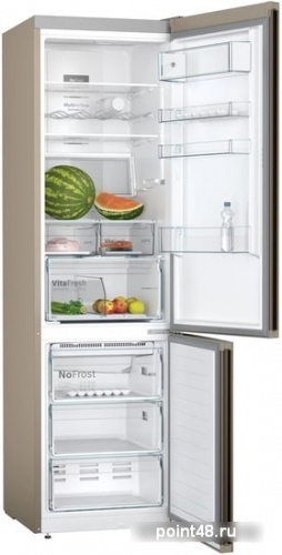 Холодильник Bosch KGN39XV20R светло-коричневый (двухкамерный) в Липецке фото 3