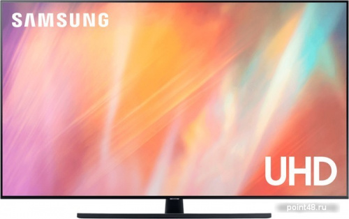 Купить Телевизор LED Samsung 75  UE75AU7500UXRU 7 черный/Ultra HD/60Hz/DVB-T2/DVB-C/DVB-S2/USB/WiFi/Smart TV (RUS) в Липецке