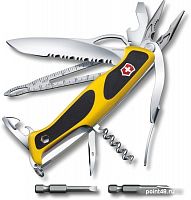Купить Нож перочинный VICTORINOX RangerGrip Boatsman 0.9798.MWC8, пластик/сталь, черный/желтый в Липецке