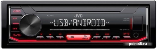 Автомагнитола JVC KD-X162 1DIN 4x50Вт в Липецке от магазина Point48