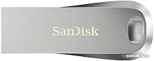 Купить Флеш Диск Sandisk 128Gb Ultra Luxe SDCZ74-128G-G46 USB3.0 серебристый в Липецке