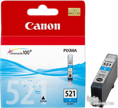Купить Картридж CANON CLI-521C, голубой в Липецке фото 2