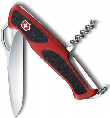 Купить Нож перочинный Victorinox RangerGrip 63 (0.9523.MC) 130мм 5функций красный/черный карт.коробка в Липецке фото 2