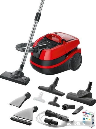 Купить Пылесос Bosch BWD421PET 2100Вт красный в Липецке