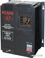 Купить Стабилизатор напряжения Ресанта СПН-3600 электронный однофазный черный в Липецке