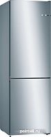 Холодильник Bosch KGN36NL21R серебристый (двухкамерный) в Липецке