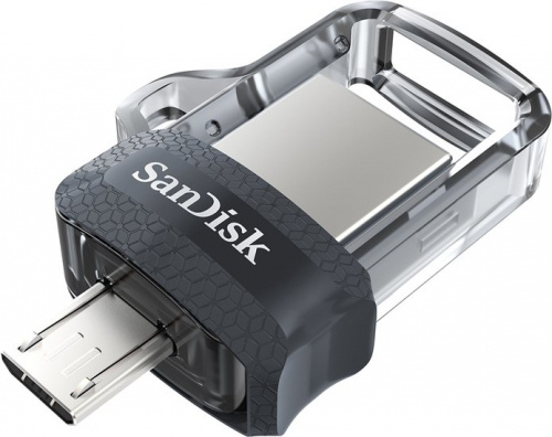 Купить Флеш Диск Sandisk 16Gb Ultra Dual drive SDDD3-016G-G46 USB3.0 черный в Липецке фото 3