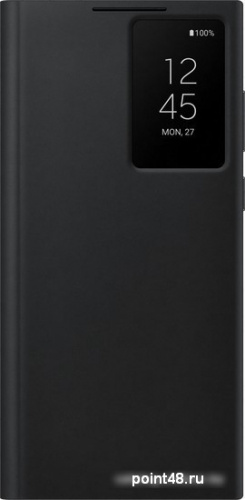 Чехол (флип-кейс) Samsung для Samsung Galaxy S22 Ultra Smart Clear View Cover черный (EF-ZS908CBEGRU) в Липецке