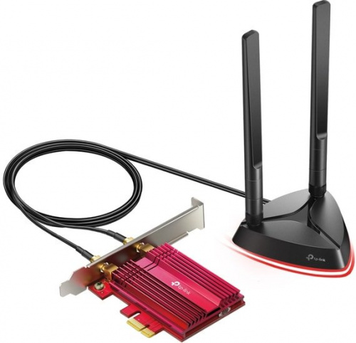 Купить Сетевой адаптер WiFi + Bluetooth TP-Link Archer TX3000E AX3000 PCI Express (ант.внеш.съем) 2ант. в Липецке фото 2
