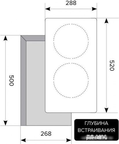 Индукционная варочная поверхность Lex EVI 320-2 BL черный в Липецке фото 2