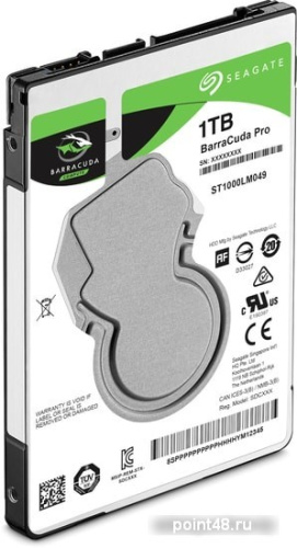 Жесткий диск Seagate Original SATA-III 1Tb ST1000LM049 Barracuda Pro (7200rpm) 128Mb 2.5 фото 3