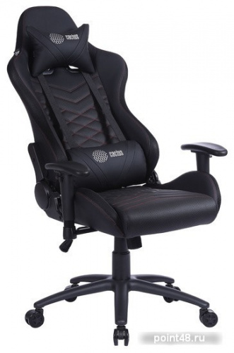 Кресло CACTUS CS-CHR-0099BLR (черный/красный) фото 2