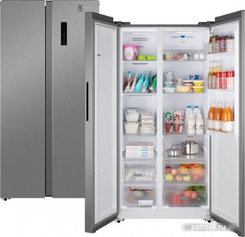 Холодильник side by side Weissgauff WSBS 600 X NoFrost Inverter в Липецке фото 2