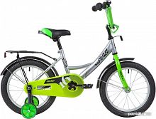 Купить Детский велосипед Novatrack Vector 16 2020 163VECTOR.SL20 (серебристый/салатовый) в Липецке