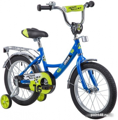Купить Детский велосипед Novatrack Urban 16 (синий/желтый, 2019) в Липецке на заказ фото 2