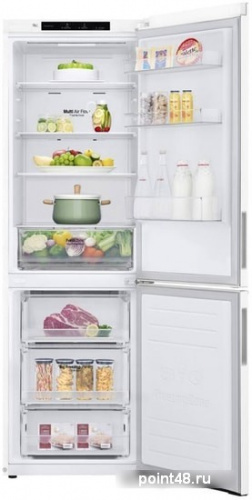 Холодильник LG GA-B459CQCL белый (двухкамерный) в Липецке фото 2