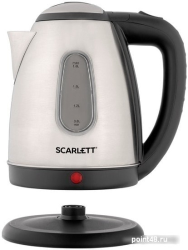 Купить Чайник электрический Scarlett SC-EK21S88 1.8л. 2200Вт черный/серебристый (корпус: нержавеющая сталь) в Липецке фото 2