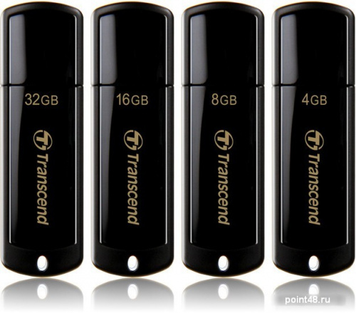 Купить Память Transcend  JetFlash 350    4Gb, USB 2.0 Flash Drive, черный в Липецке фото 2