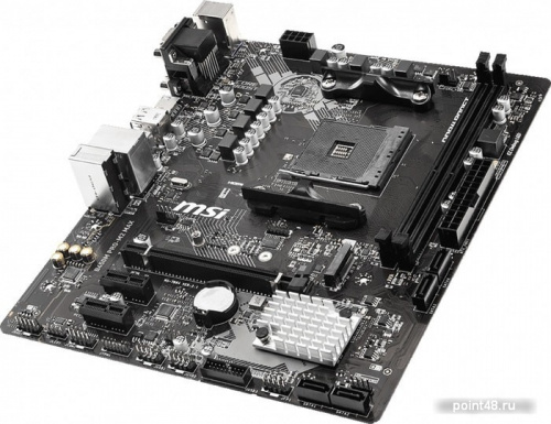 Материнская плата MSI B450M PRO-M2 MAX Soc-AM4 AMD B450 2xDDR4 mATX AC`97 8ch(7.1) GbLAN RAID+VGA+DVI+HDMI фото 3