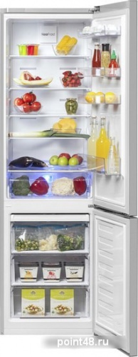 Холодильник Beko RCNK321E20X серебристый (двухкамерный) в Липецке фото 2