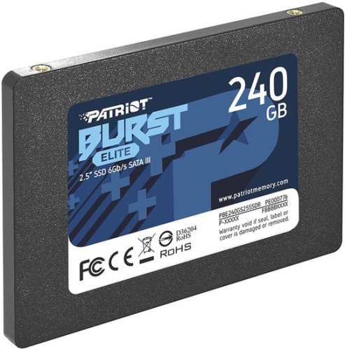 Накопитель SSD Patriot SATA III 240Gb PBE240GS25SSDR Burst Elite 2.5 фото 3