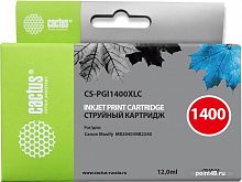 Купить Картридж совм. Cactus PGI1400XLC синий для Canon MB2050/MB2350/MB2040/MB2340 (12мл) в Липецке