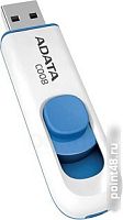 Купить USB Flash A-Data C008 White+Blue 32 Гб (AC008-32G-RWE) в Липецке