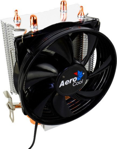 Устройство охлаждения(кулер) Aerocool Verkho 2 Soc-FM2+/AM2+/AM3+/AM4/1150/1151/1155/ 4-pin 15-25dB Al+Cu 110W 307gr Ret фото 2