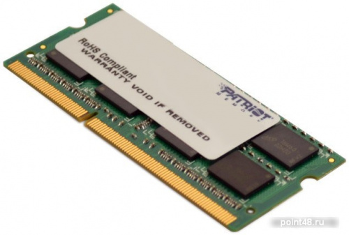 Память DDR3 4Gb 1333MHz Patriot PSD34G13332S RTL PC3-10600 SO-DIMM 204-pin фото 2
