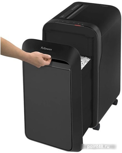 Купить Шредер Fellowes PowerShred LX221 черный (секр.P-5)/перекрестный/20лист./30лтр./скрепки/скобы/пл.карты в Липецке фото 3