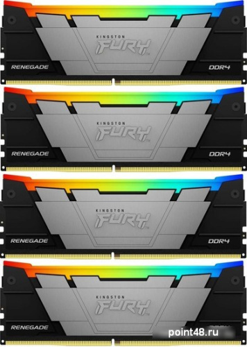 Оперативная память Kingston FURY Renegade RGB 4x16ГБ DDR4 3600 МГц KF436C16RB12AK4/64 фото 3