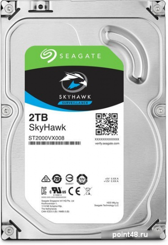 Жесткий диск Seagate Original SATA-III 2Tb ST2000VX008 V eo Skyhawk 64Mb 3.5