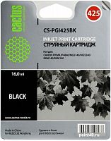 Купить Картридж совм. Cactus PGI425BK черный пигментный для Canon Pixma iP4840/MG5140/5240 (16мл) в Липецке