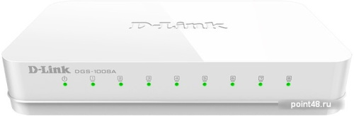 Купить Неуправляемый коммутатор D-Link DGS-1008A/F1A в Липецке