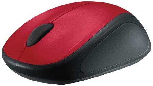 Купить Мышь Logitech M235 красный/черный оптическая (1000dpi) беспроводная USB2.0 для ноутбука (2but) в Липецке фото 2