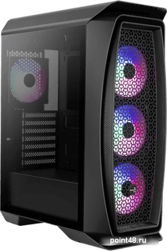 Корпус Aerocool Aero One Frost-G-BK-v1 черный без БП ATX 2x120mm 2x140mm 2xUSB3.0 audio bott PSU