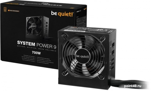 Блок питания be quiet! SYSTEM POWER 9 700W CM / ATX 2.4, active PFC, 80 PLUS Bronze, 120mm fan, modular c.m. / BN303 фото 3