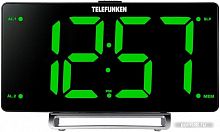 Купить Радиобудильник TELEFUNKEN TF-1711U(черный с зеленым) в Липецке
