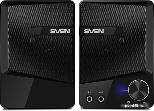 Купить Акустическая система 2.0 SVEN 248 / 6 Watt / 5V USB / Black в Липецке фото 2