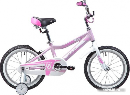 Купить Детский велосипед Novatrack Novara 16 (розовый/белый, 2019) в Липецке на заказ
