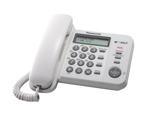 Купить Телефон проводной Panasonic KX-TS2356RUB, ЖК дисплей, АОН, 50 номеров, черный в Липецке фото 3