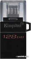Купить Флеш Диск Kingston 128Gb DataTraveler microDuo 3 G2 DTDUO3G2/128GB USB3.0 черный в Липецке