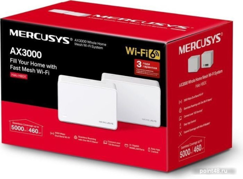 Купить Wi-Fi система Mercusys Halo H80X (2-pack) в Липецке фото 3