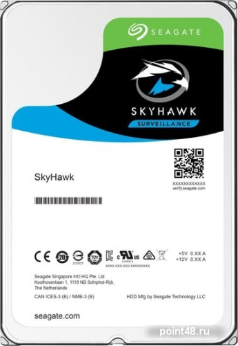 Жесткий диск Seagate Original SATA-III 4Tb ST4000VX013 V eo Skyhawk (5400rpm) 256Mb 3.5